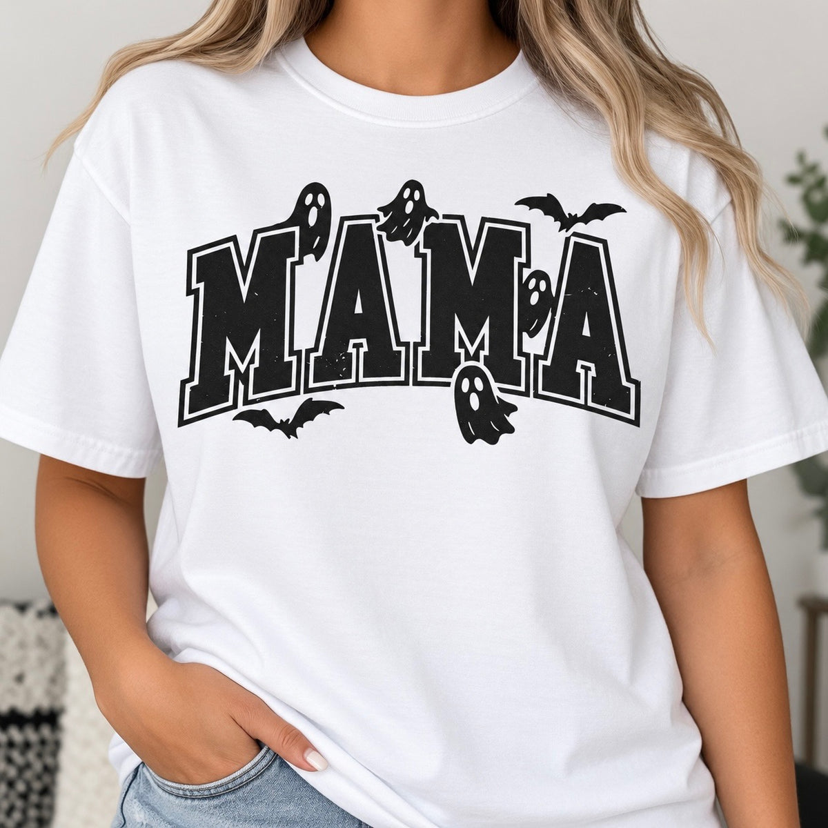 Mama Ghost - Screen Print Transfer
