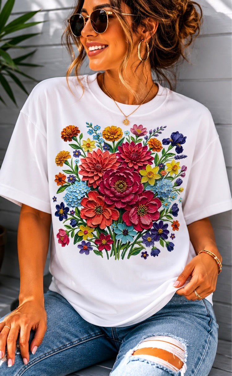 Flower Bouquet - DTF Transfer