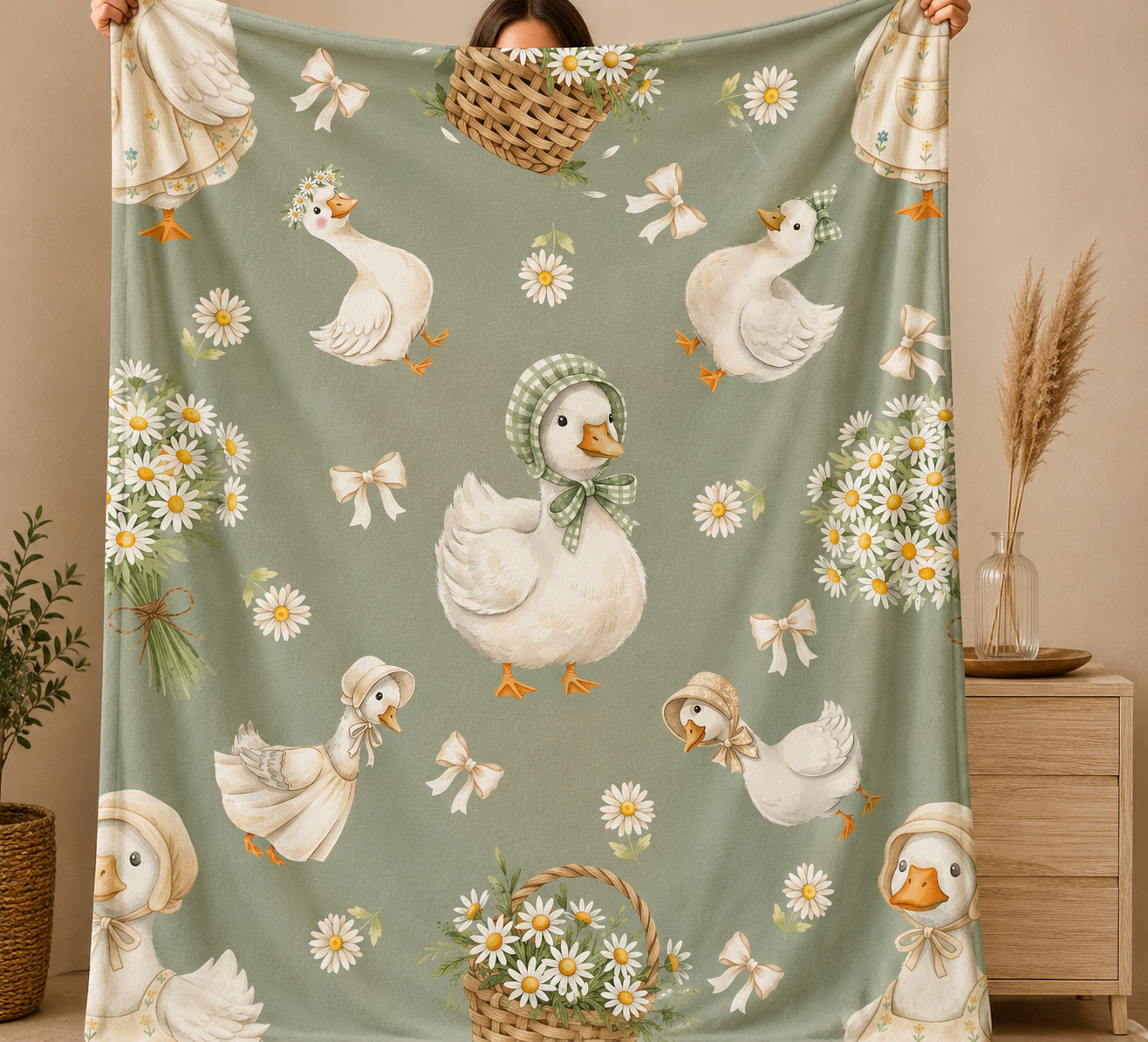 60in x 80in Blanket Goose