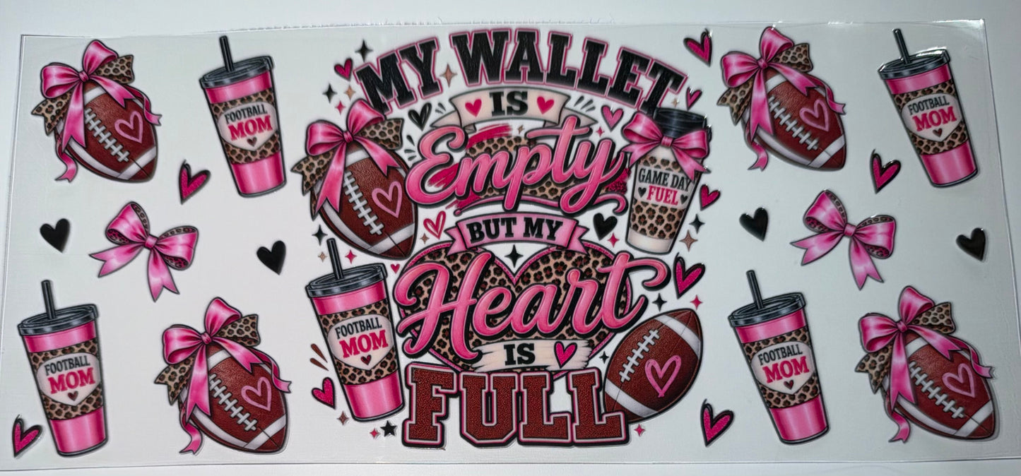 Wallet Empty - 16oz UV DTF Cup Wrap