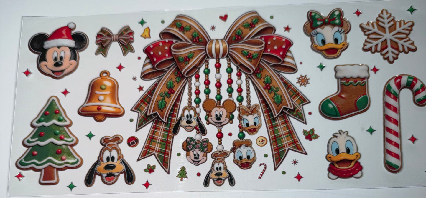 Brown Charm Mouse - 16oz UV DTF Cup Wrap