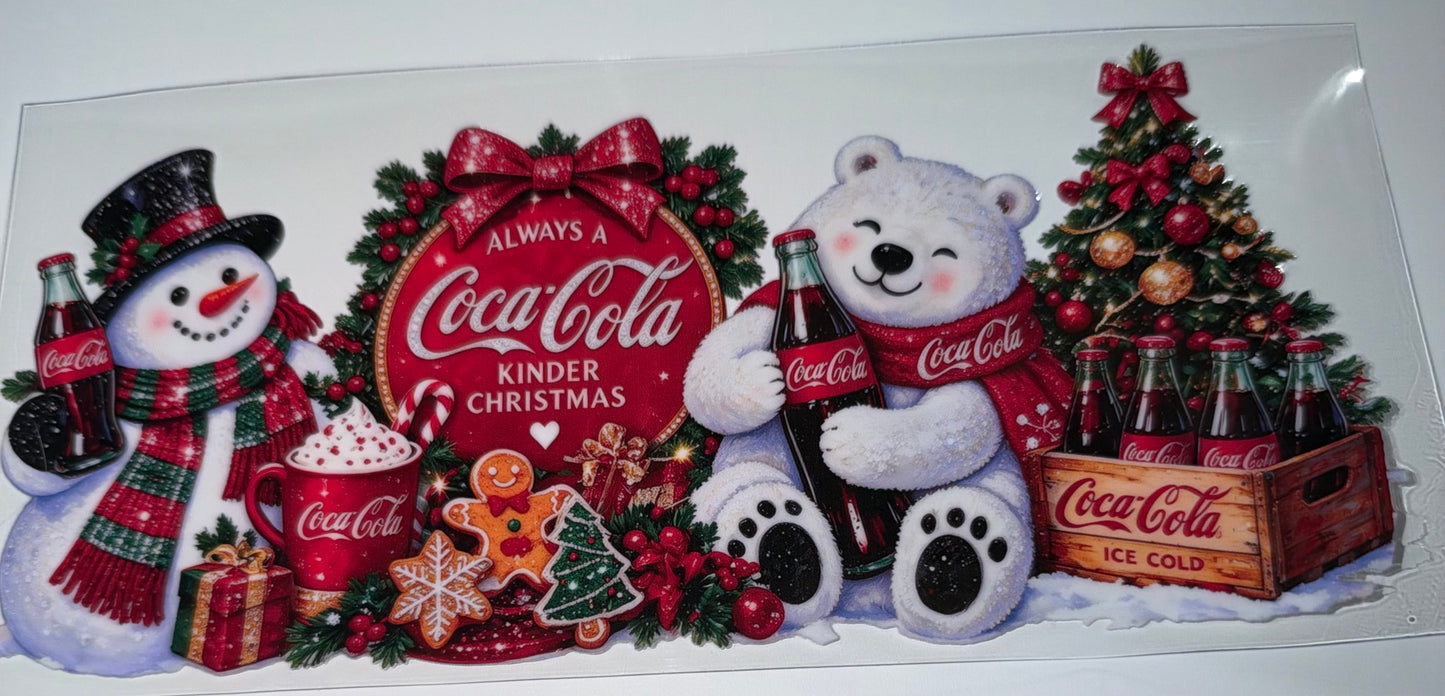 Polar Bear Cok - 16oz UV DTF Cup Wrap