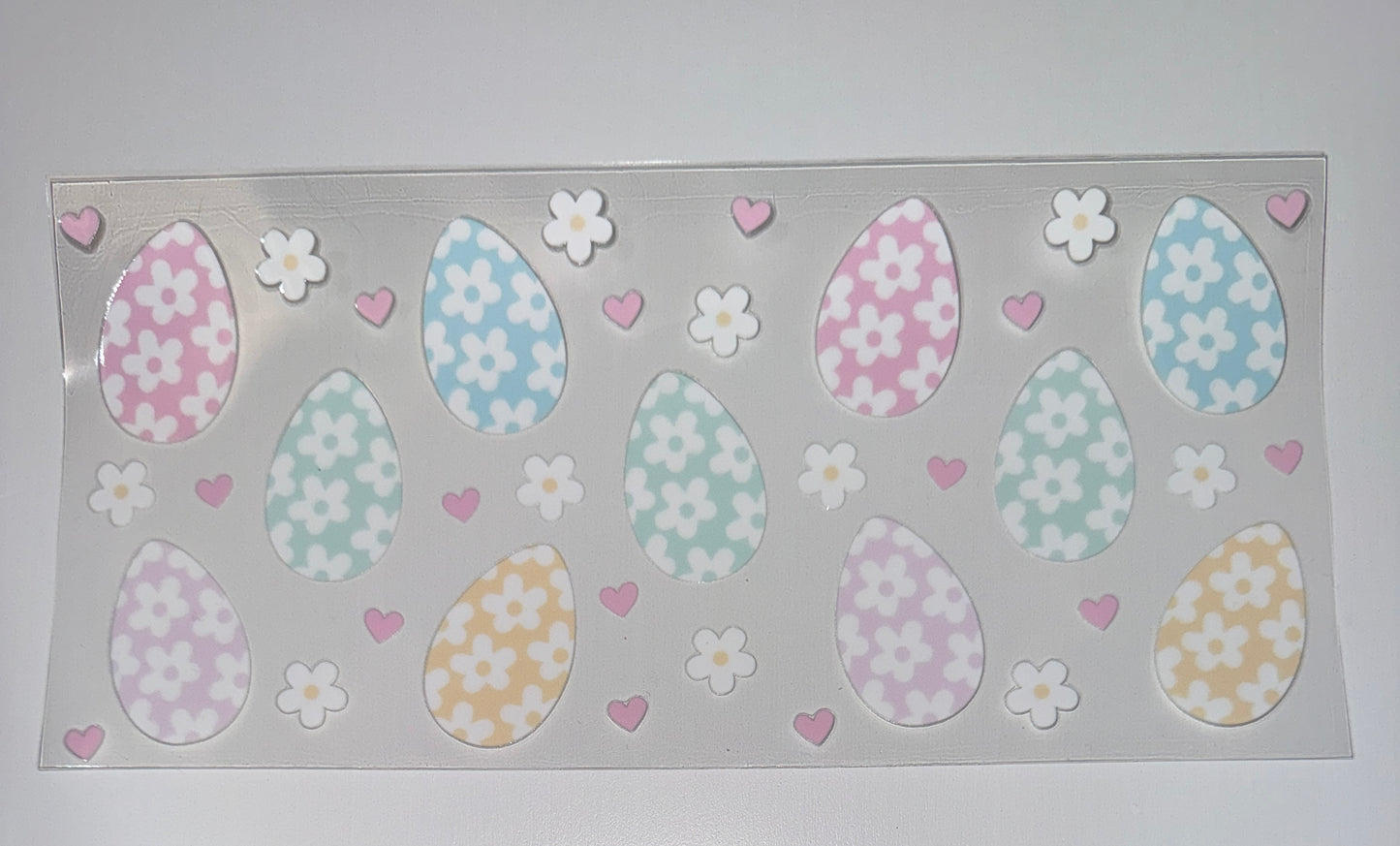 Pastel Eggs - UV DTF Cup Wrap