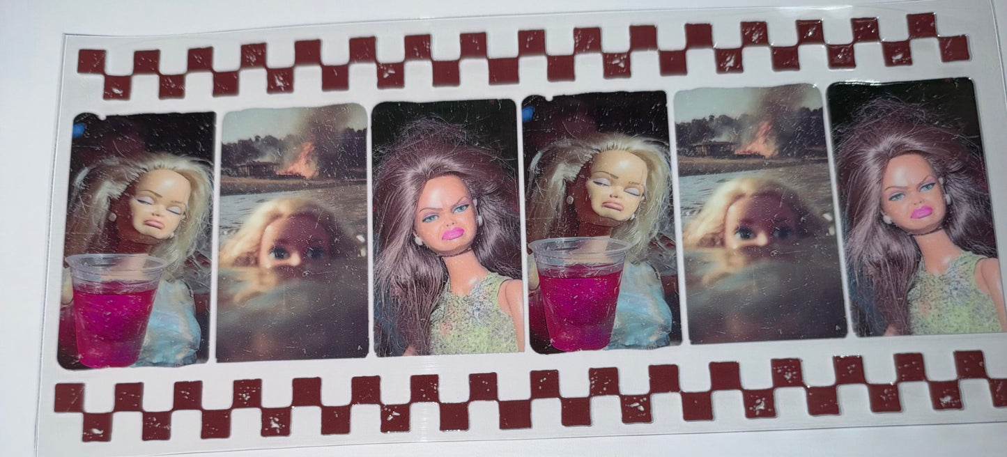 6 DOll Face - 16oz UV DTF Cup Wrap