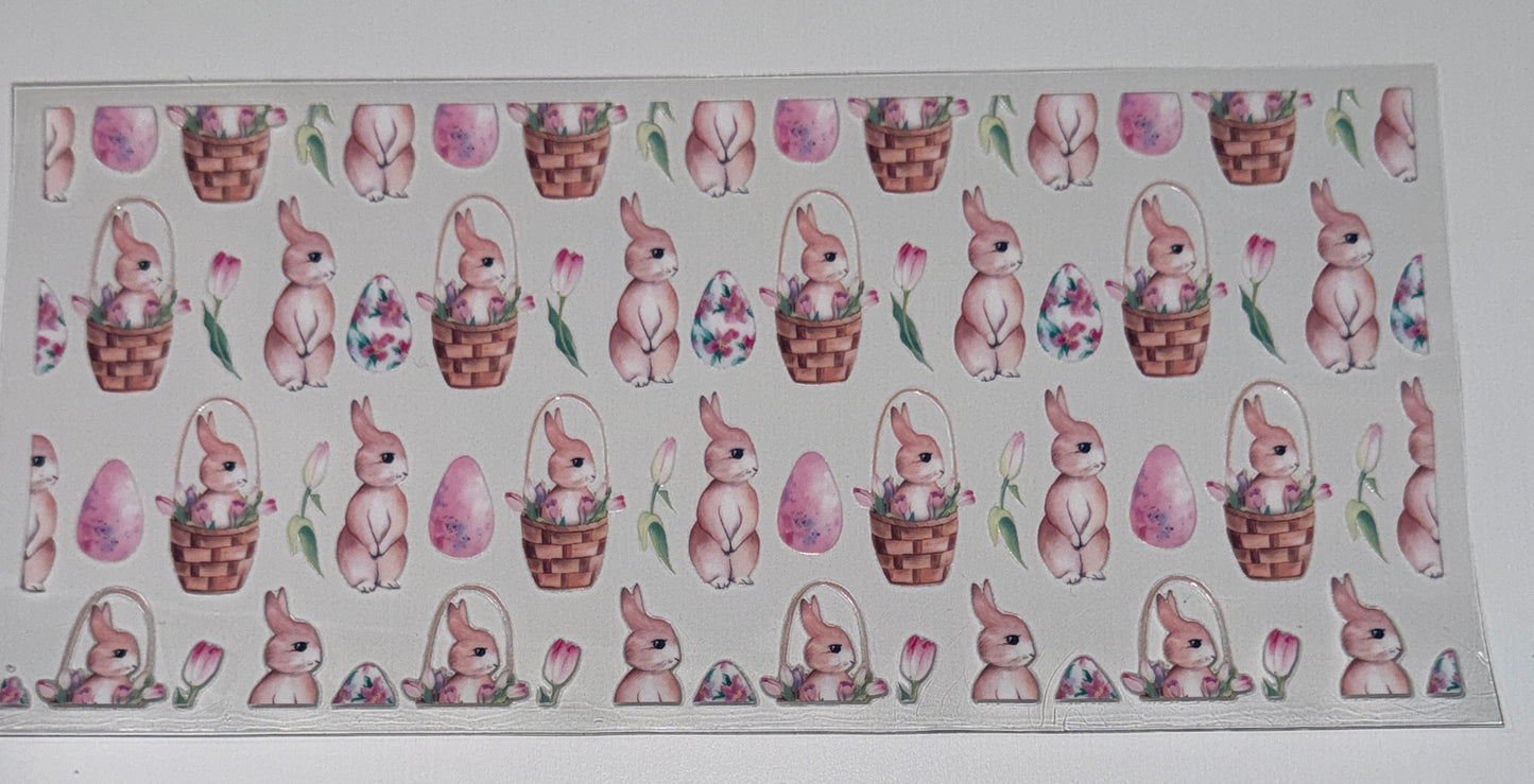 Bunny Basket - UV DTF Cup Wrap
