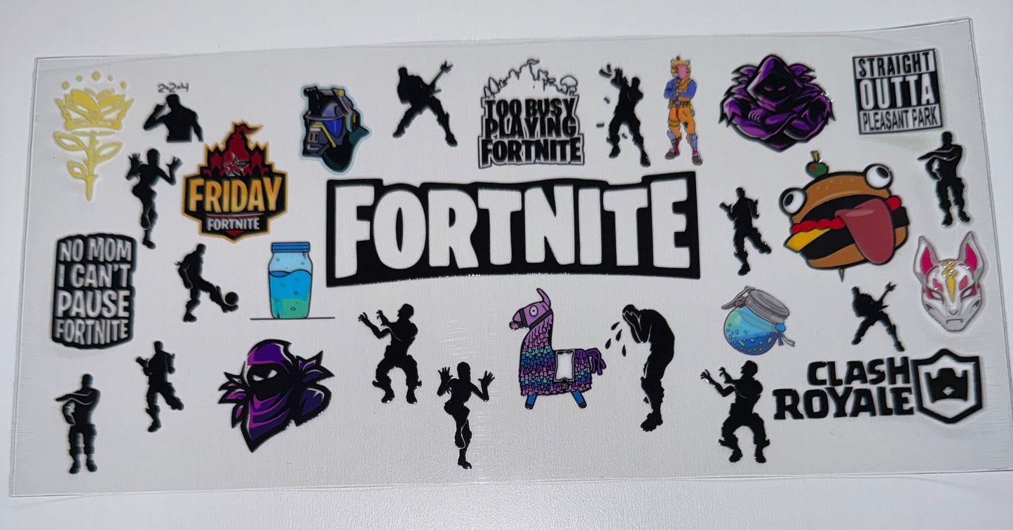 Fort - 16oz Uv DTF Cup Wrap