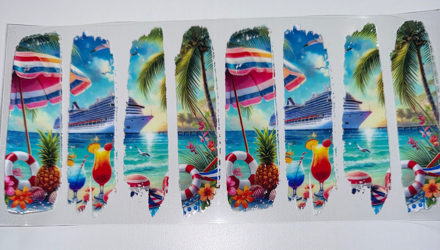 Cruise - 16oz Uv DTF Cup Wrap