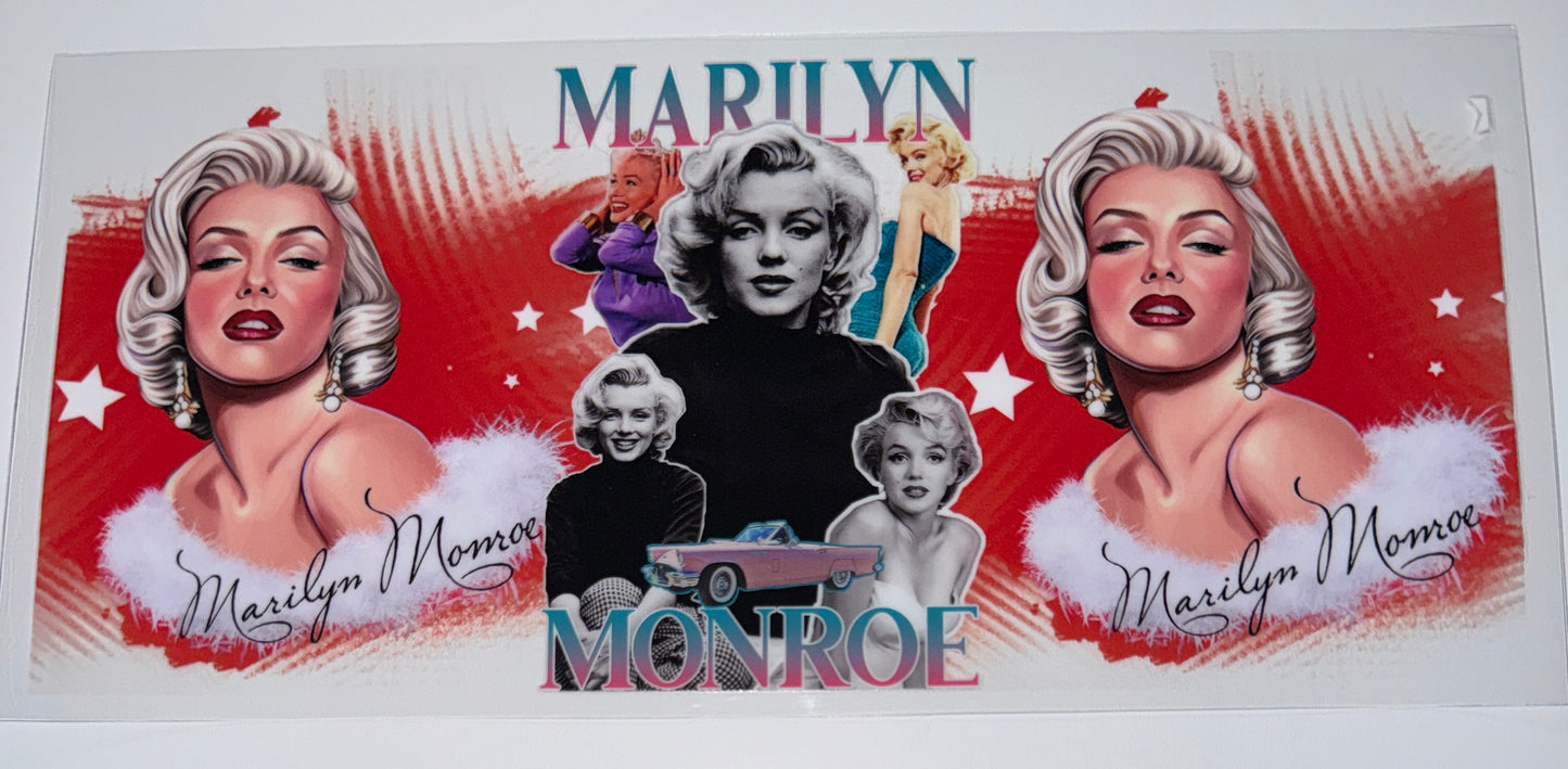 Marilyn - 16oz Uv DTF Cup Wrap