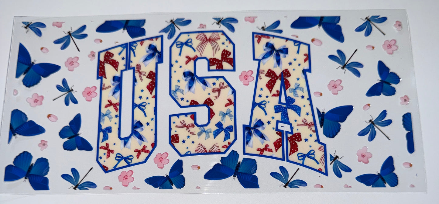 USA - 16oz Uv DTF Cup Wrap