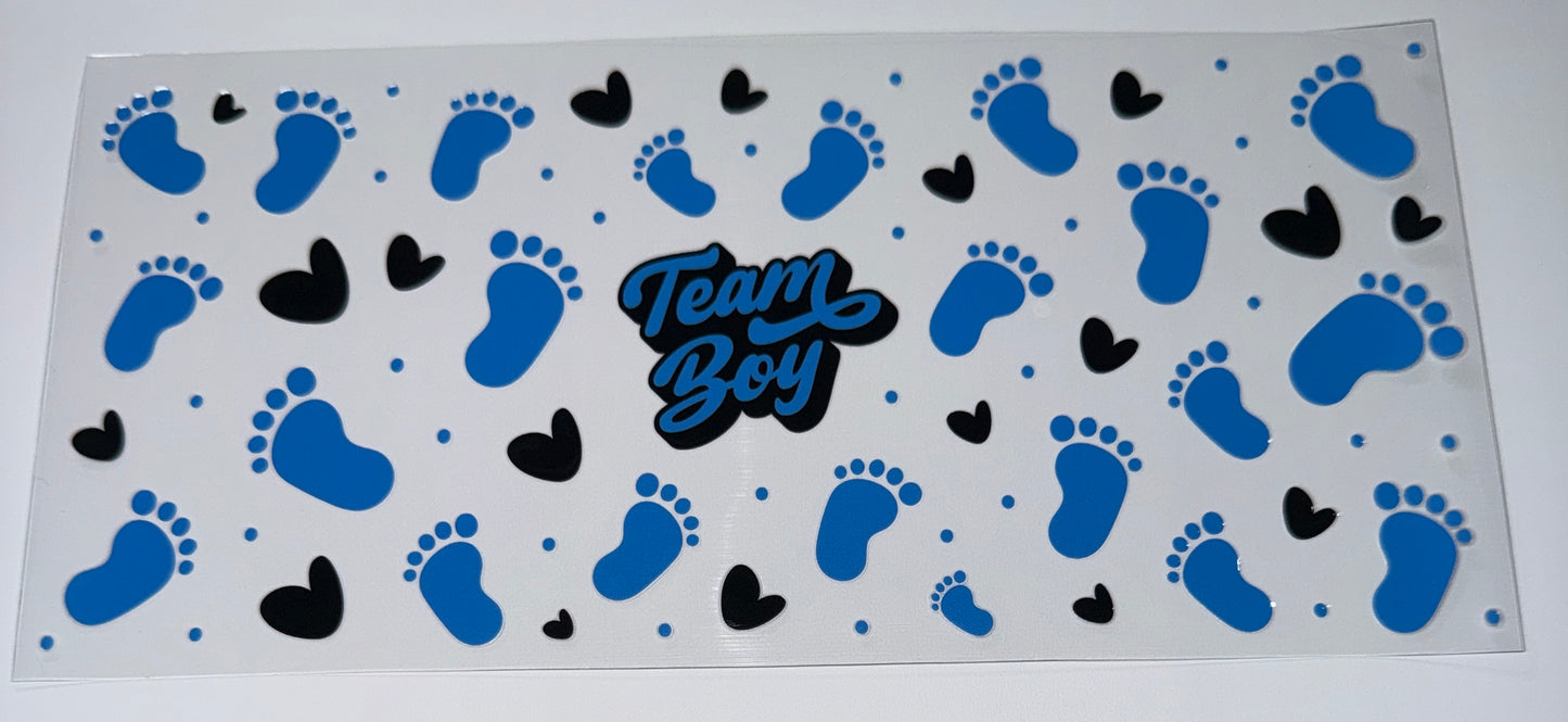 Team Boy - 16oz Uv DTF Cup Wrap