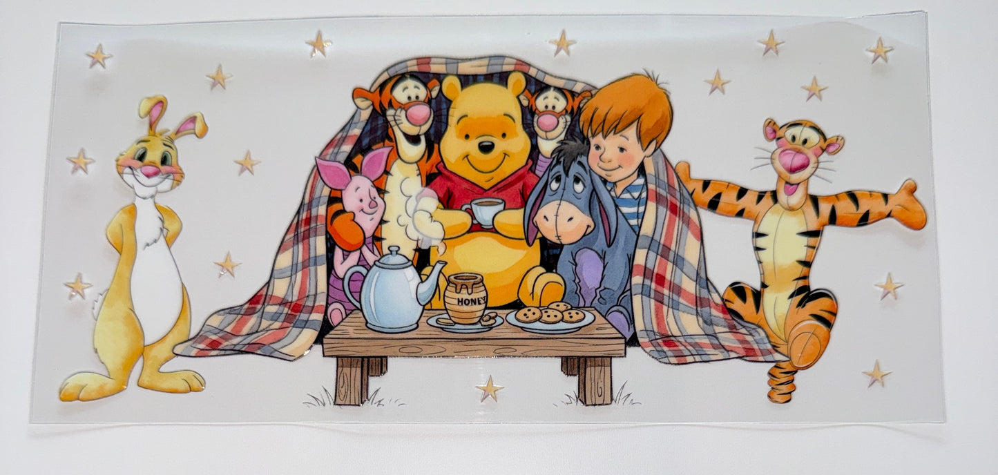 Blanket Bear Friends - 16oz UV DTF Cup Wrap
