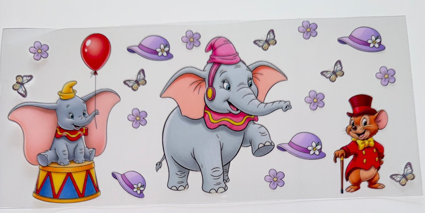 Elephantooooo - 16oz UV DTF Cup Wrap