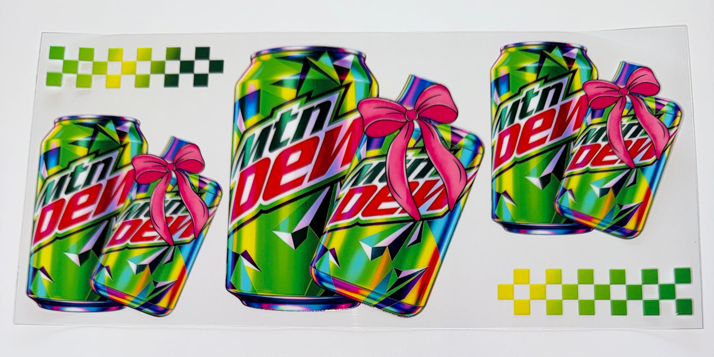Dew Drink - 16oz UV DTF Cup Wrap