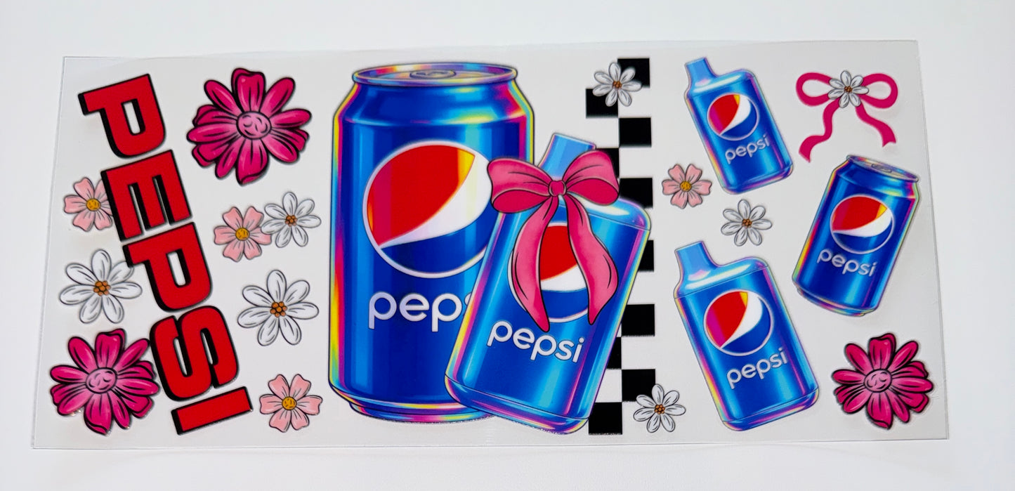 Pep Drink - 16oz UV DTF Cup Wrap