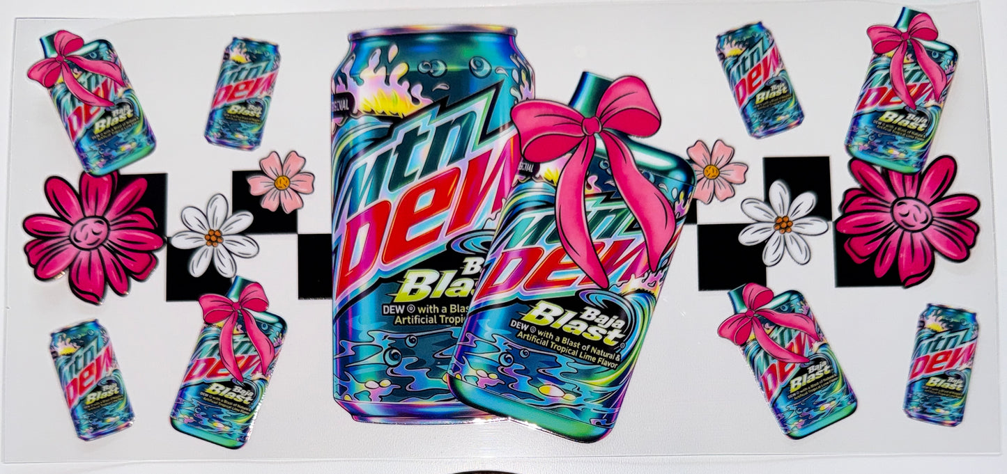 Dew Blast - 16oz UV DTF Cup Wrap
