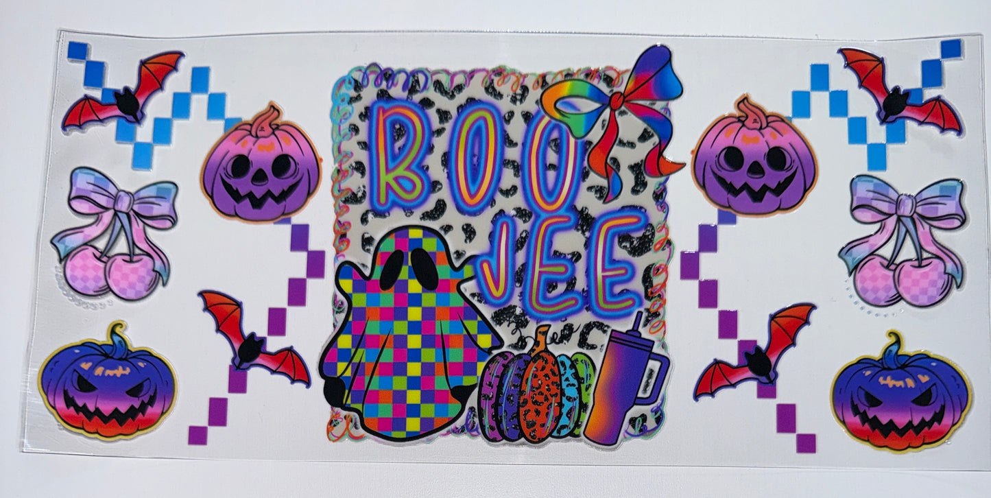 Colorful Boojee - 16oz UV DTF Cup Wrap