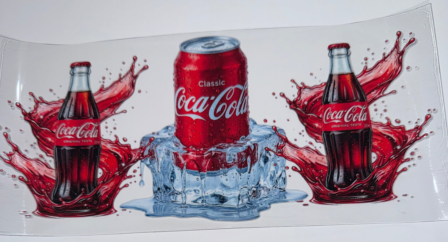 Classic Coke - 16oz UV DTF Cup Wraps