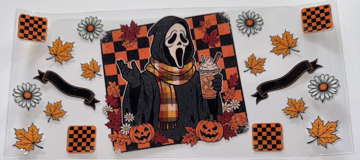 Fall Scream - 16oz UV DTF CUP WRAP