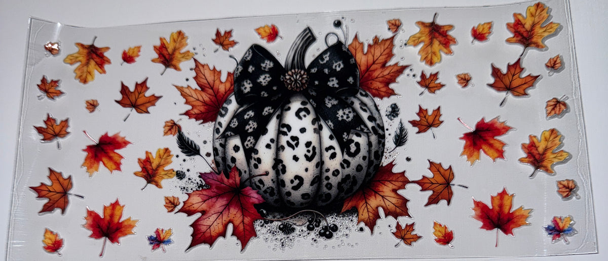 Leo Pumpkin - 16oz UV DTF CUP WRAP