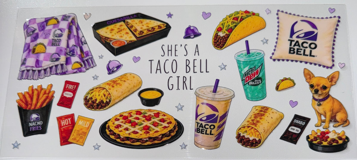 TB Girl - 16oz UV DTF Cup Wrap