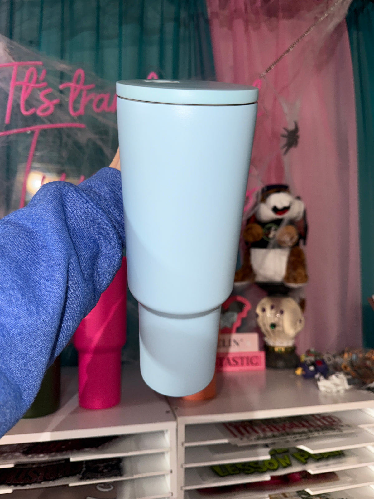 40oz Light Blue Tumbler