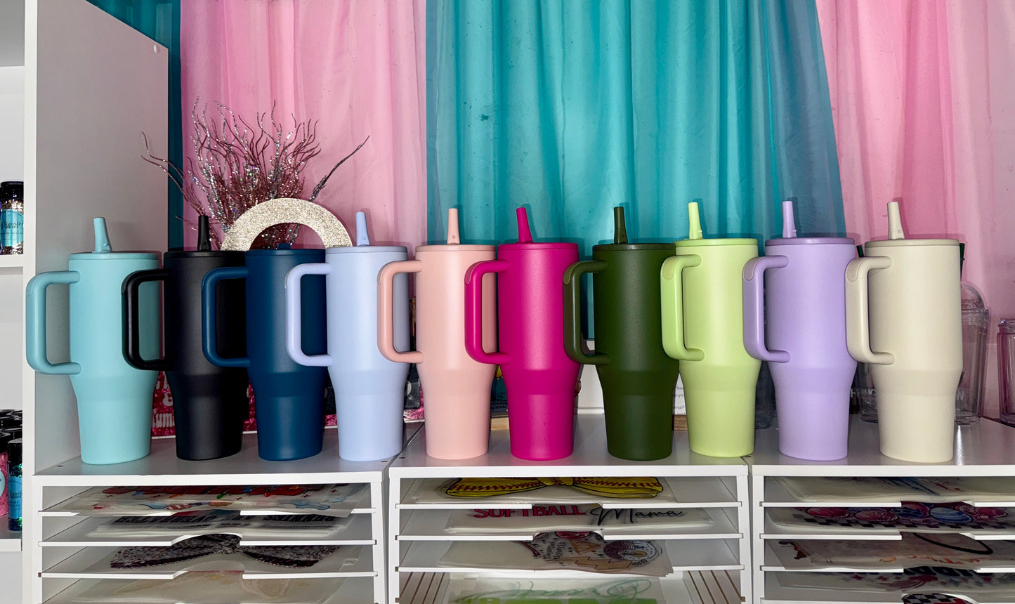 40oz Leak Proof Stainless Steel Tumblers - BLANK NO WRAP!!!!!!