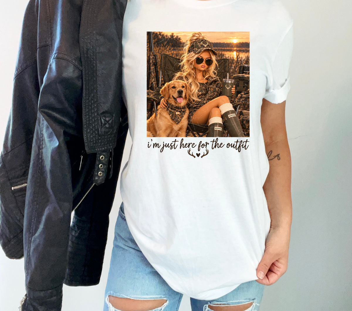 Here for the Outfit - DTF Transfer