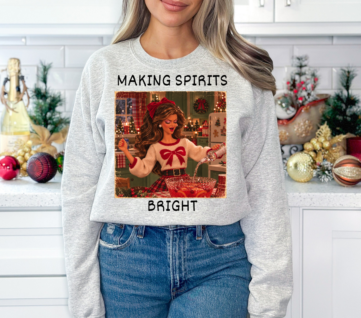Making Spirits Bright - DTF Transfer