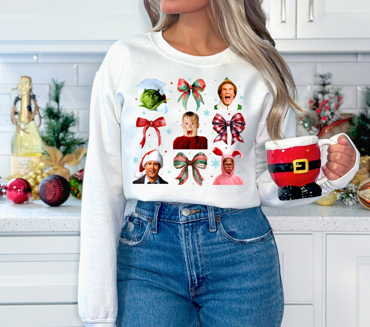 Christmas Friends Coquette - DTF Transfer