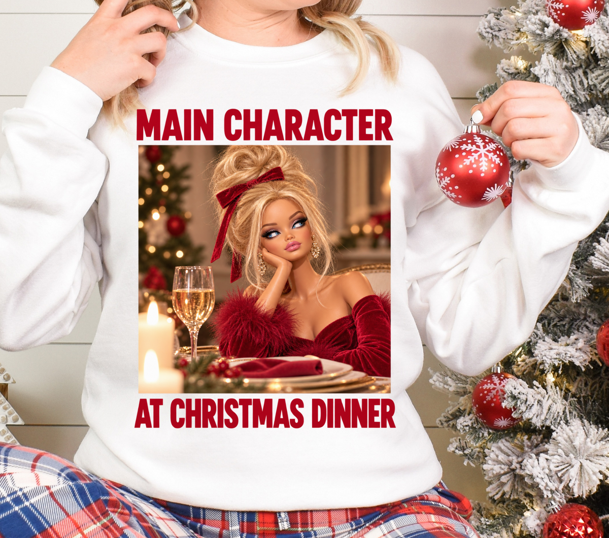 *PRE-ORDER*Main Character Christmas Dinner - DTF Transfer