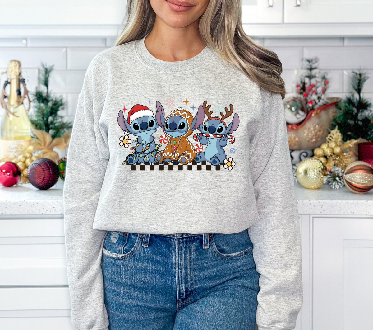 3 Blue Guy Christmas - DTF TRANSFER