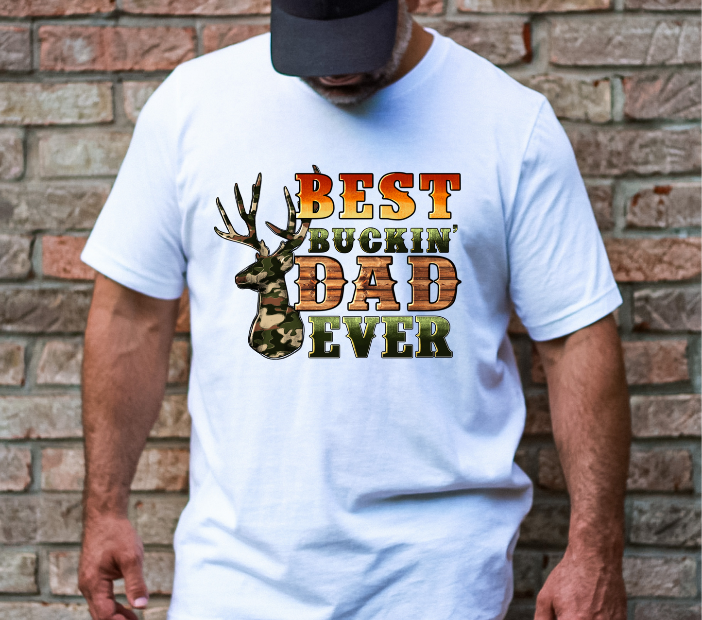 BEST BUCKIN' DAD EVER - DTF TRANSFER