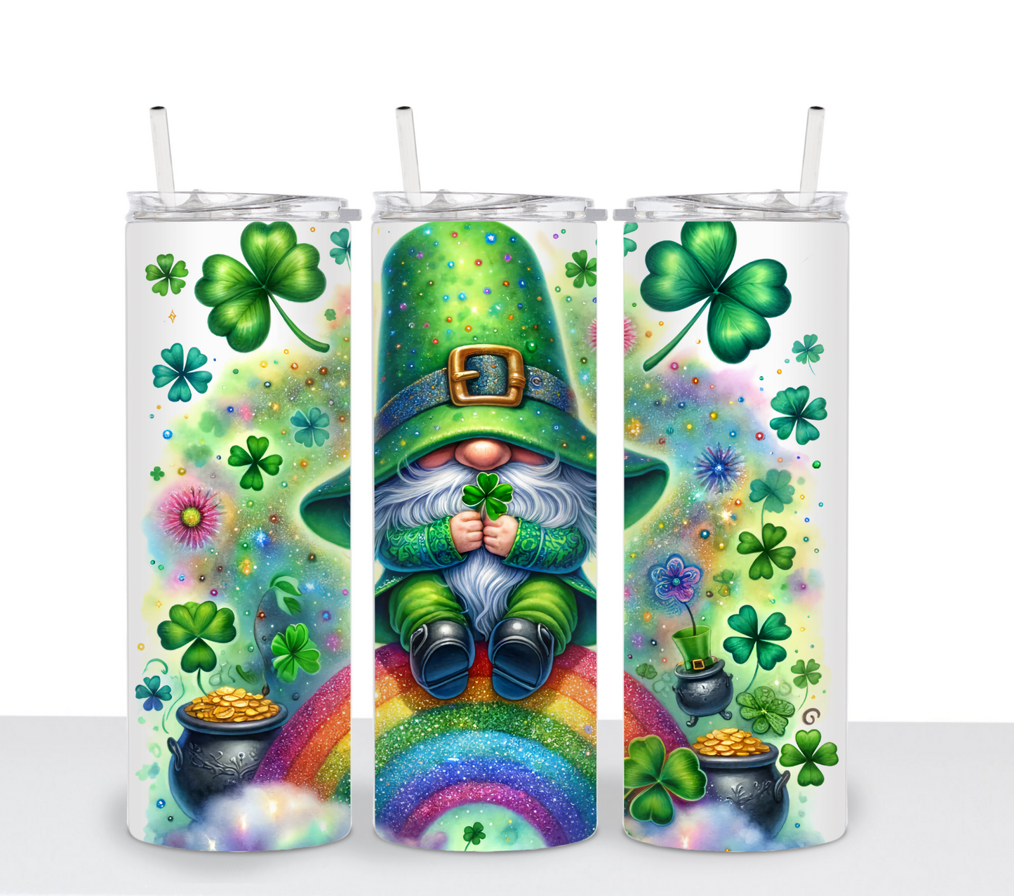 Saint Patty's Gnome Rainbow - Sublimation Transfer