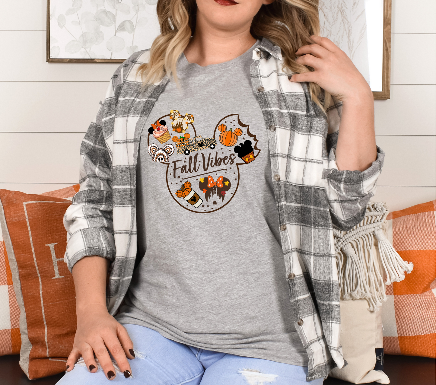 FALL VIBES Ears - DTF TRANSFER