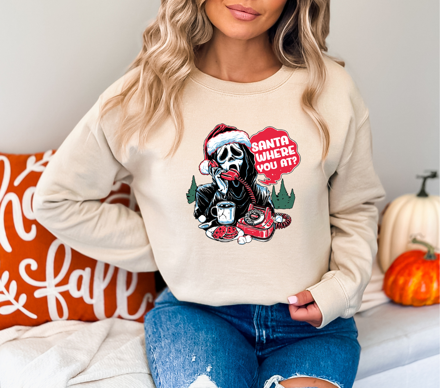 SANTA, WHERE YOU AT? - DTF TRANSFER