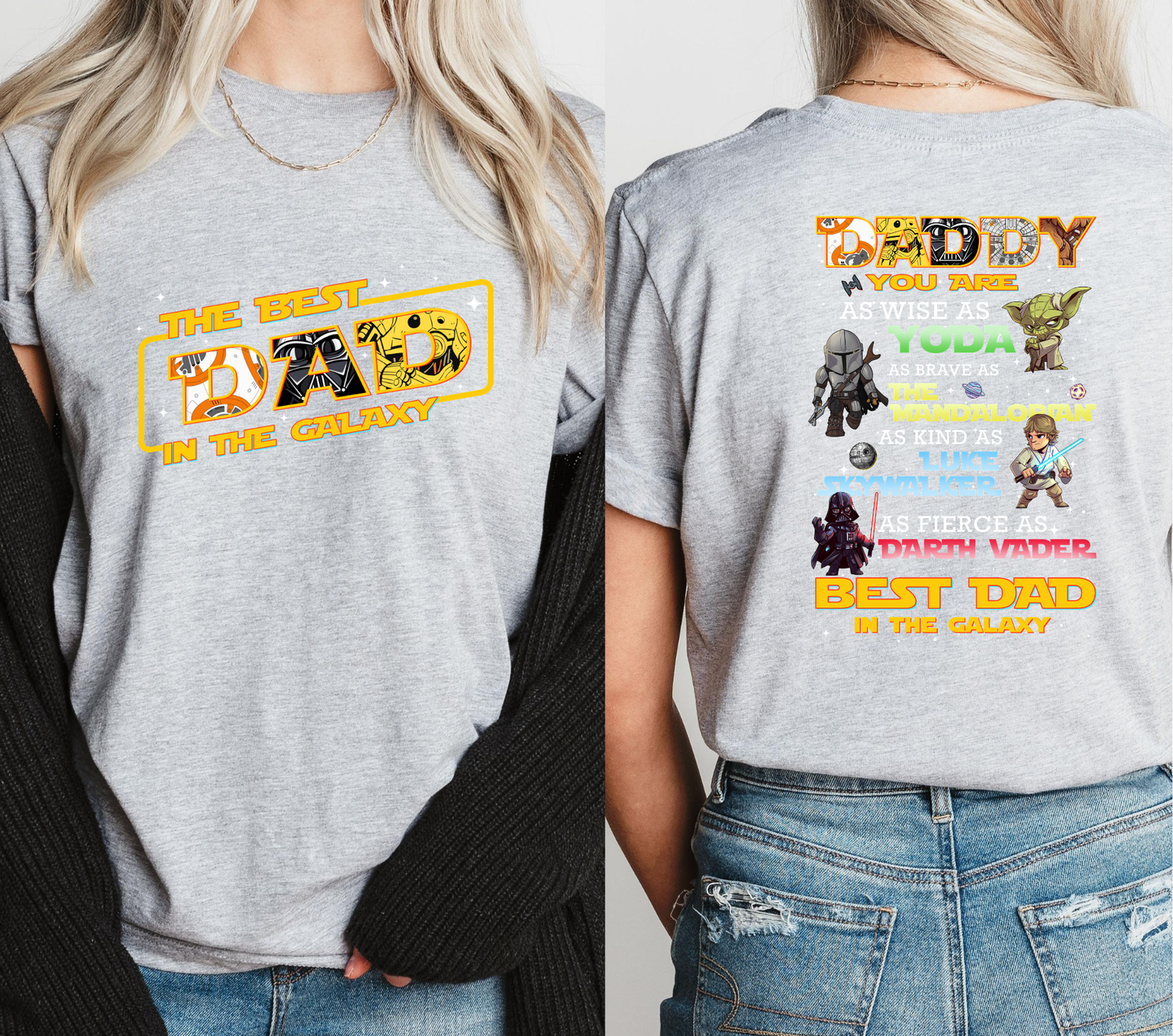 Dad - DTF Transfer Front and Black Full Size