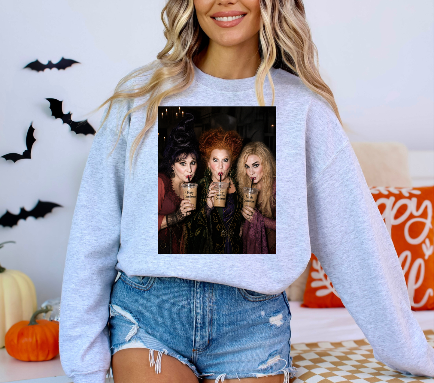 3 Coffee Drinkin Witches - DTF TRANSFER