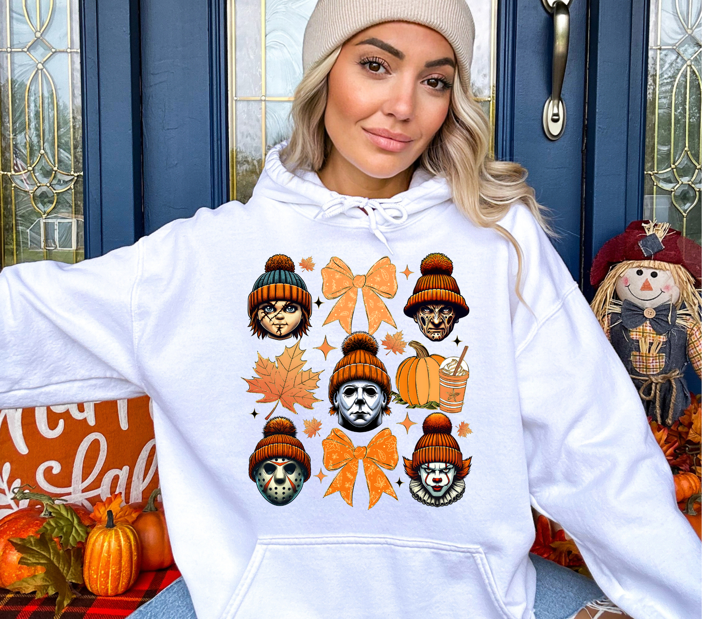 Fall Scary Friends Bows - DTF TRANSFER