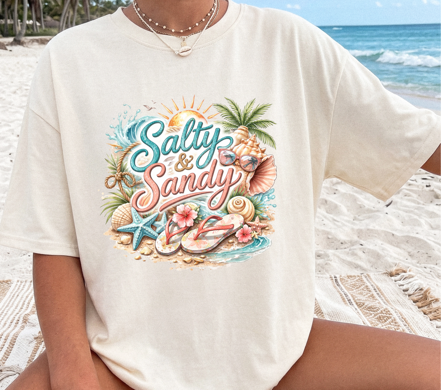 Salty & Sandy - DTF TRANSFER