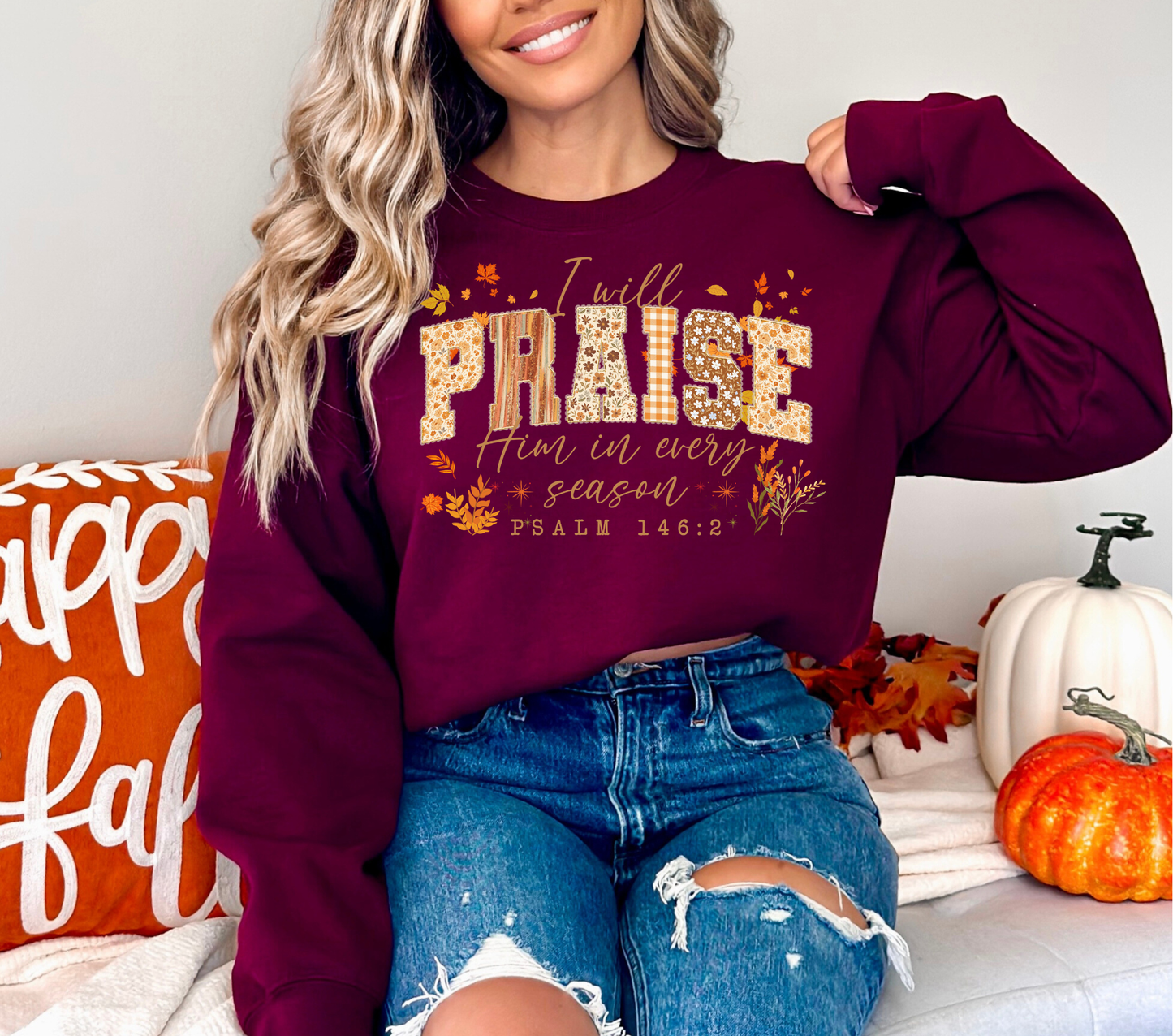 Praise Him - DTF Transfer