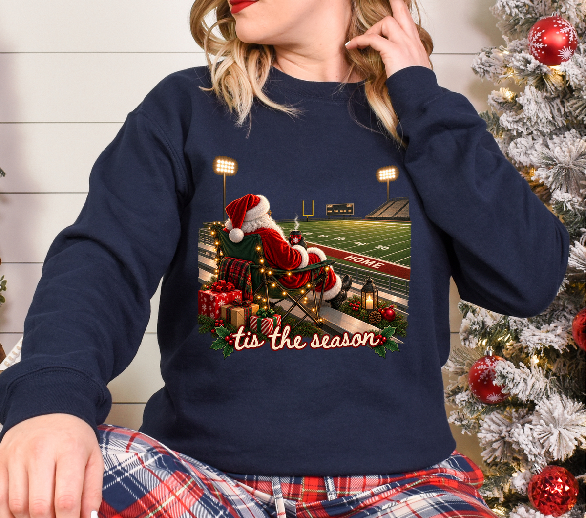 Tis the Season Football Santa - DTF Transfer