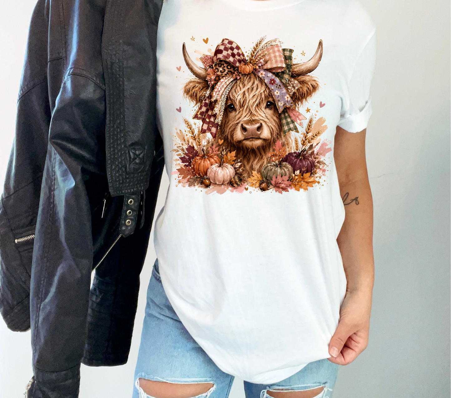 Fall Cow Moo - DTF TRANSFER