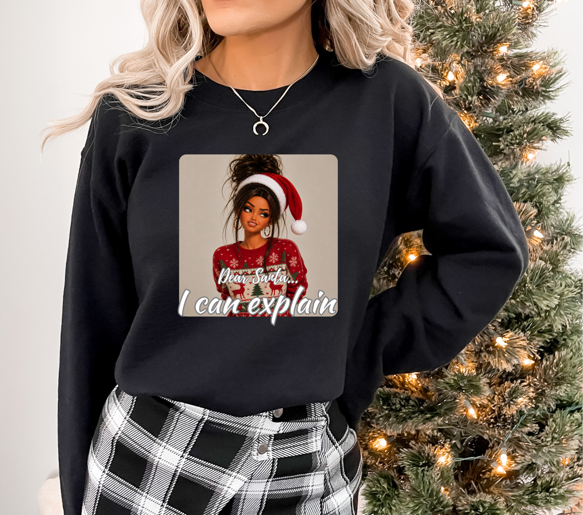 Dear Santa I can Explain - DTF Transfer