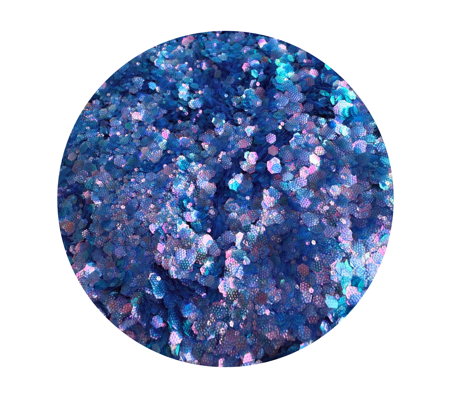 Fishscale Chunky Glitter - Aurora Waves