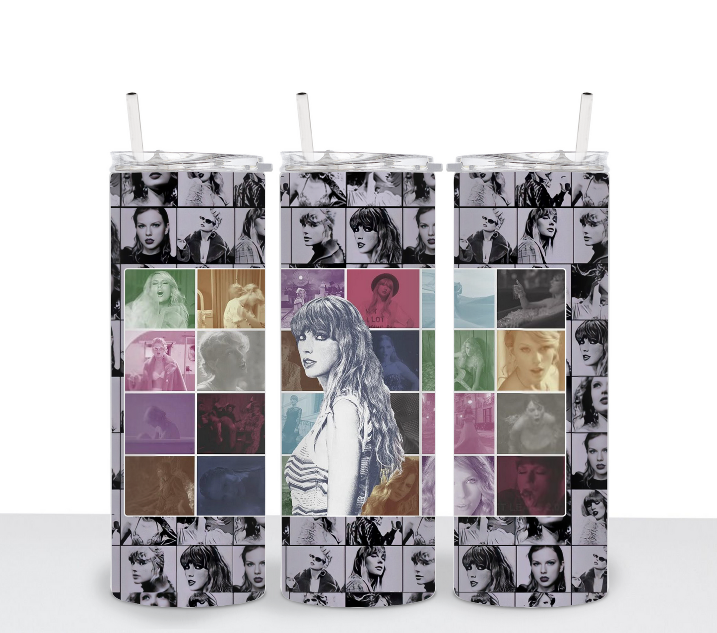 TS Collage Sublimation Tumbler Transfer