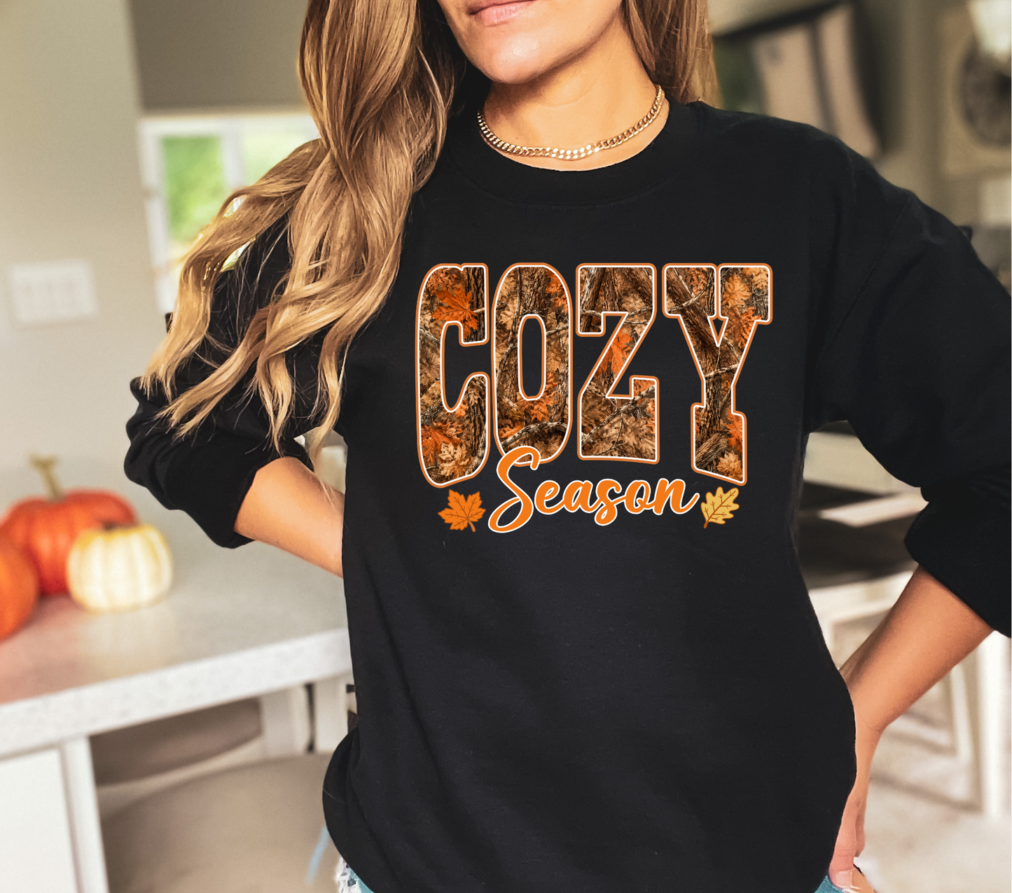 Fall Camo Cozy Season - DTF Transfers