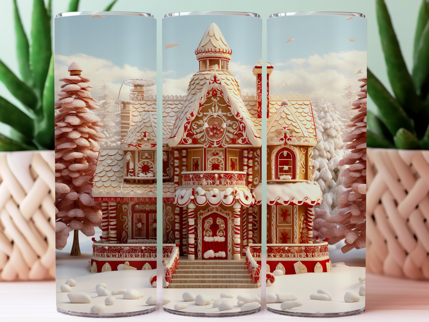 Red Gingerbread House