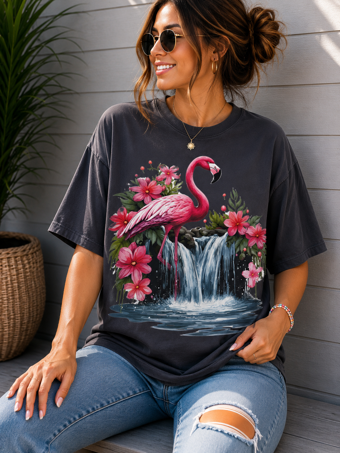 Flamingo - DTF Transfer
