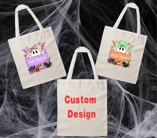 Custom Halloween Bags (You don't have to do the designs listed, you can do what you want)