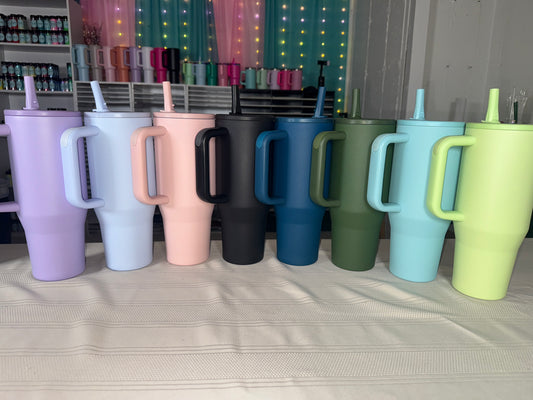 40oz Leakproof Flip straw tumbler